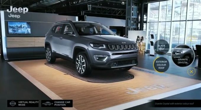 Nuova Jeep Compass: si potrà vedere in anteprima negli showroom grazie alla realtà aumentata [VIDEO]