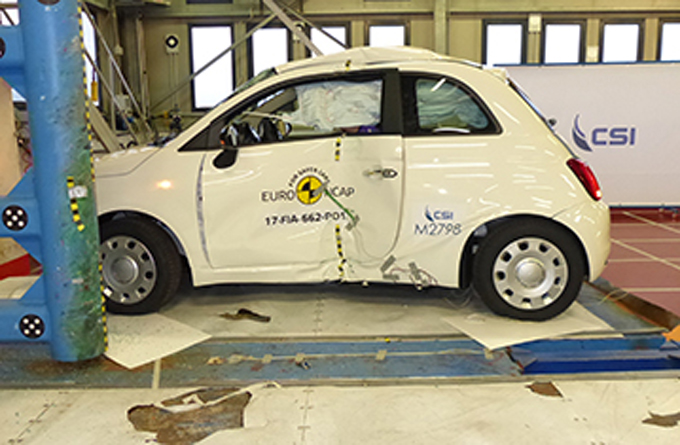 Fiat 500: il restyling ottiene solamente tre stelle Euro NCAP [VIDEO]