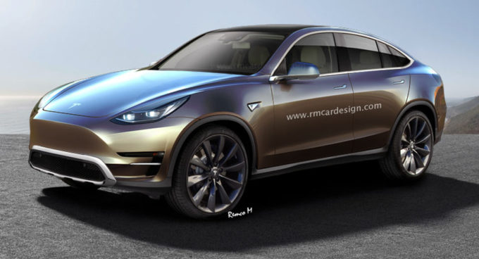 Tesla Model Y: un crossover compatto potrebbe essere il quarto modello della gamma [RENDER]