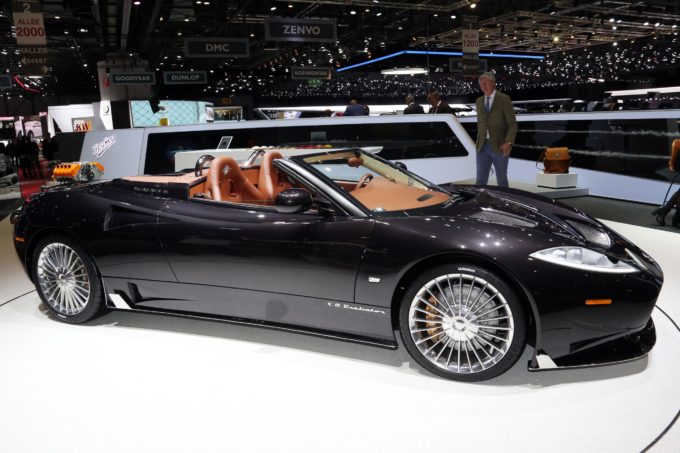 Spyker C8 Preliator Spyder: bagno di folla al Salone di New York 2017