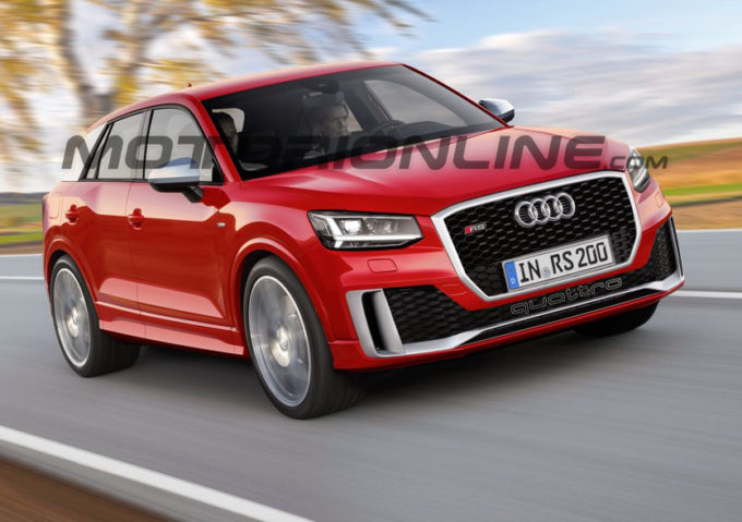 Audi Q2 RS: c’è spazio per la vocazione più sportiva del SUV compatto? [RENDERING]