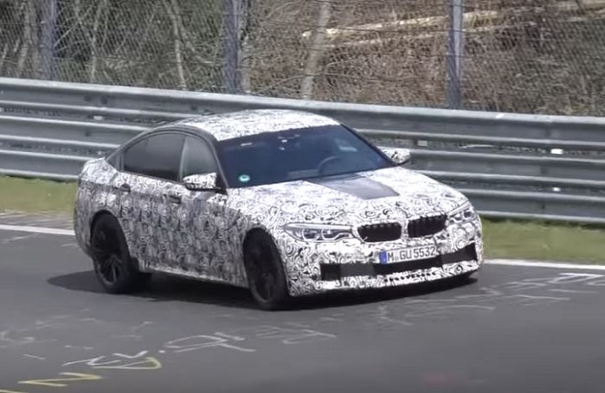 Nuova BMW M5: muletto a tutta velocità filmato al Nürburgring [VIDEO SPIA]