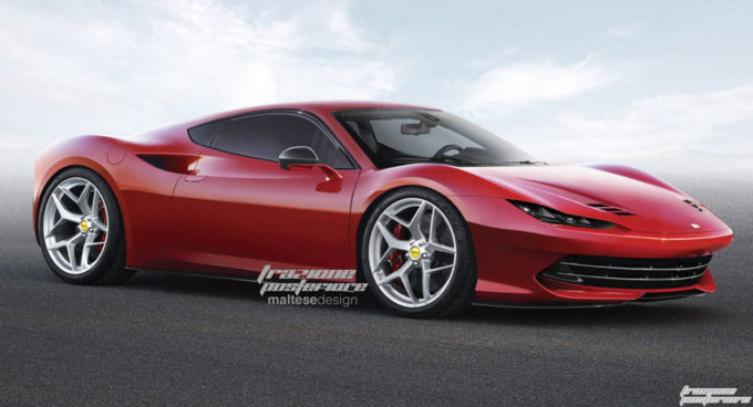 Nuova Ferrari Dino: sarà così la baby supercar di Maranello? [RENDER]