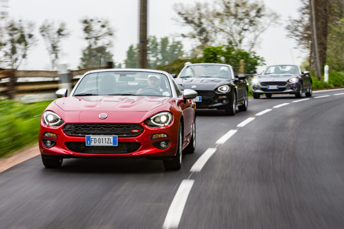 Fiat 124 Spider in Francia