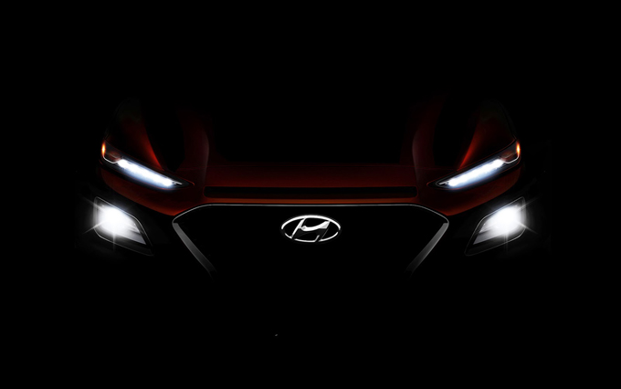 Hyundai Kona: emerge il frontale del nuovo SUV compatto [TEASER]