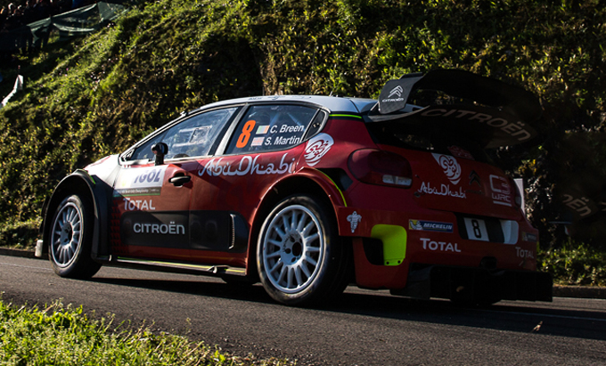 Tour de Corse, Citroën: straordinario Breen, l’irlandese chiude al quinto posto