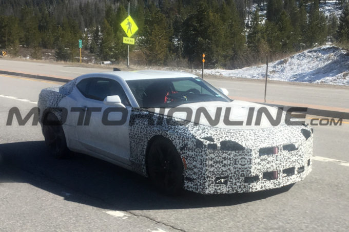 Chevrolet Camaro MY 2019 - Foto spia 02-05-2017