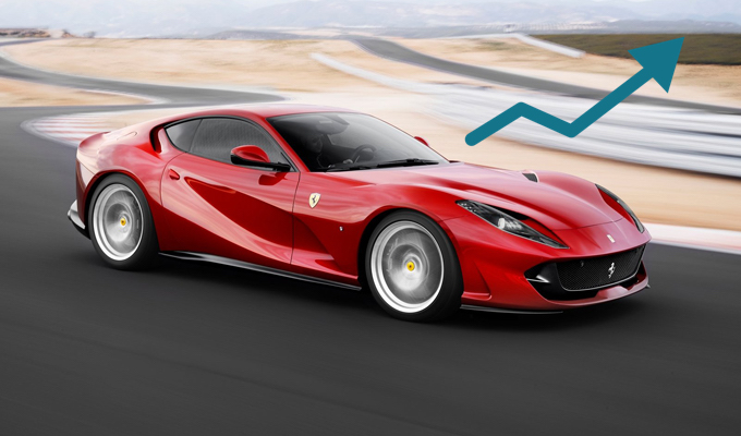 Ferrari, profitti e vendite da record grazie ai V12
