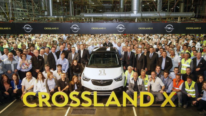 Opel Crossland X: iniziata la produzione in Spagna