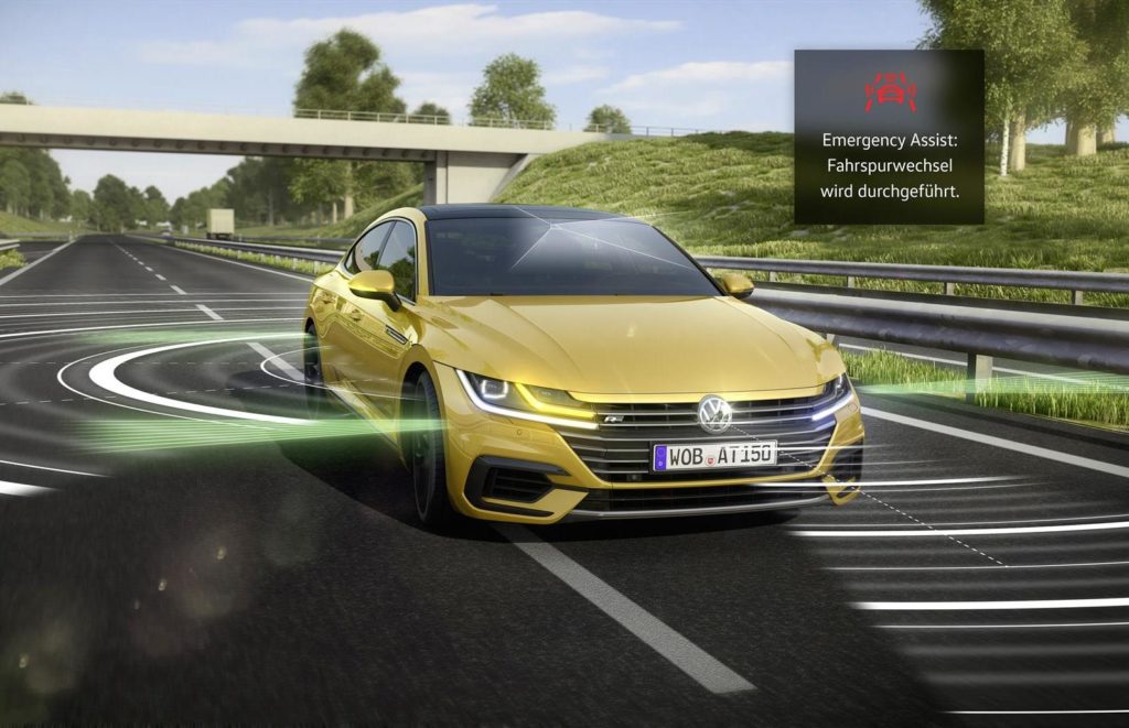 Volkswagen Arteon: focus sull’innovativo sistema Emergency Assist 2.0