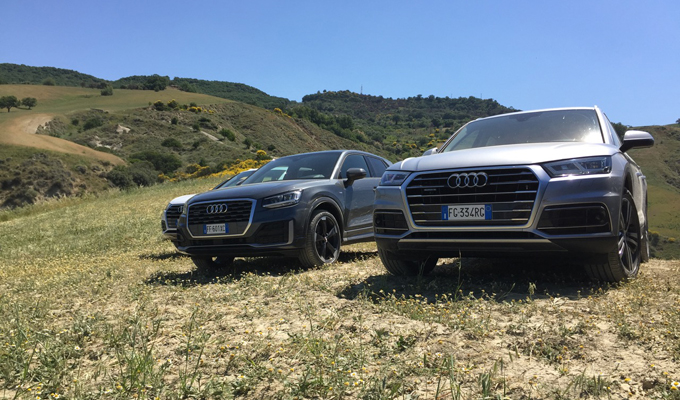 Audi Q Experience: tra il calore dell'asfalto e il profumo