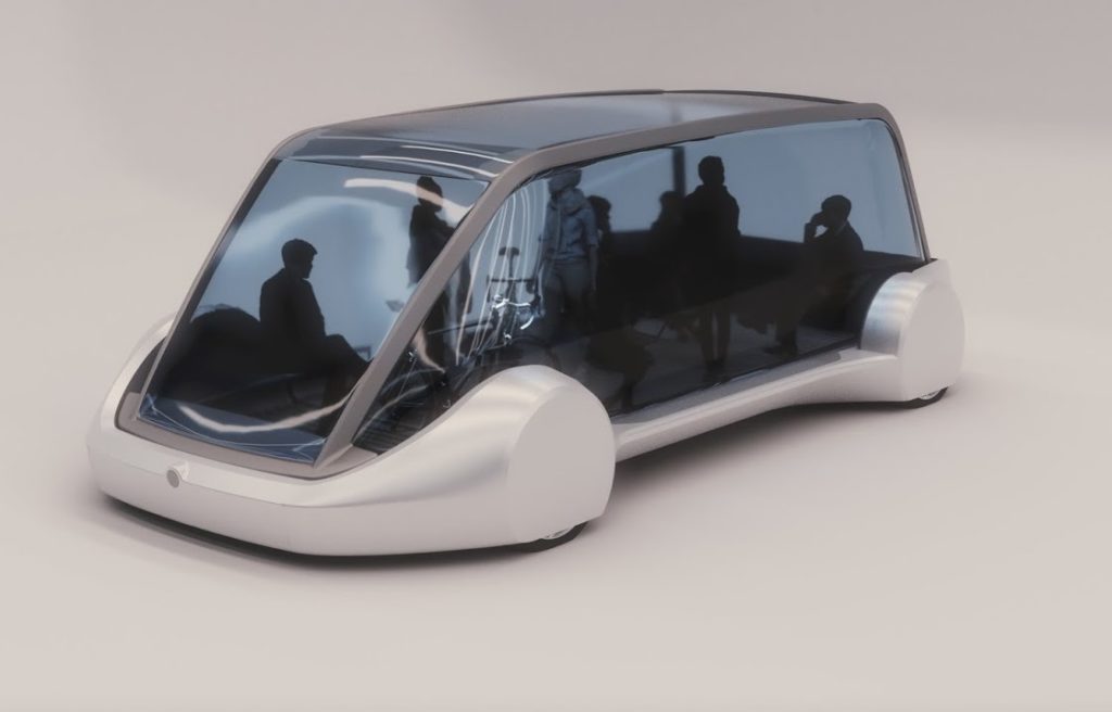 Elon Musk svela i futuristici veicoli per il trasporto passeggeri [FOTO]