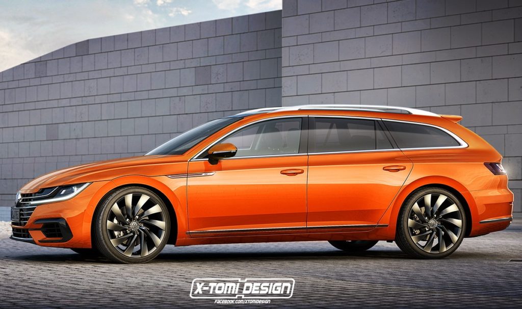 Volkswagen Arteon, ecco come potrebbe essere la versione station wagon [RENDERING]