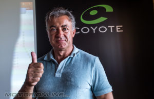 Coyote, l’intera gamma scende in pista con Jean Alesi [VIDEO HOT LAP]