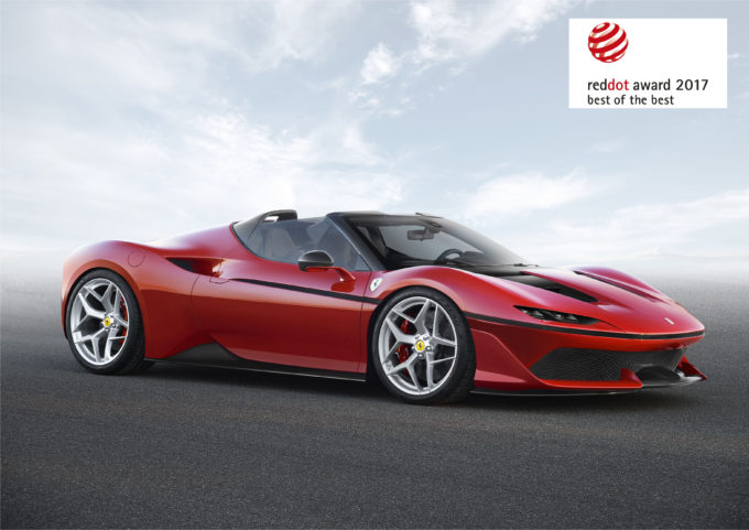 La Ferrari ha conquistato il “Red Dot Best of the Best” design award per il terzo anno consecutivo
