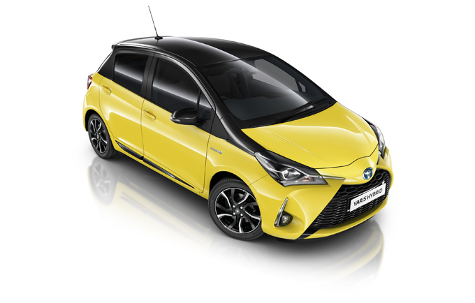 Toyota Yaris Yellow Edition Bi-Tone: nuovo allestimento per il Regno Unito
