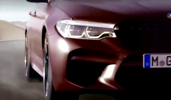 BMW M5 2018: una nuova piccola anteprima in vista del debutto [VIDEO]