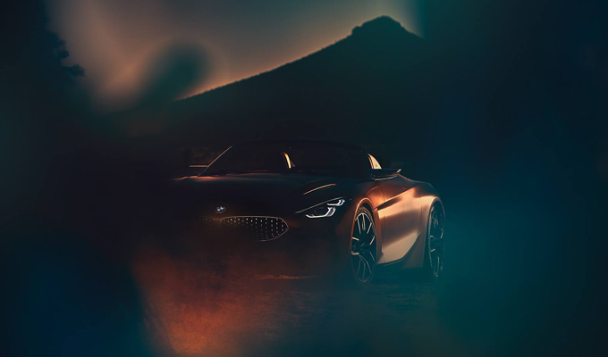 BMW Z4 Concept: un accenno prima del debutto al Concorso d’Eleganza di Pebble Beach