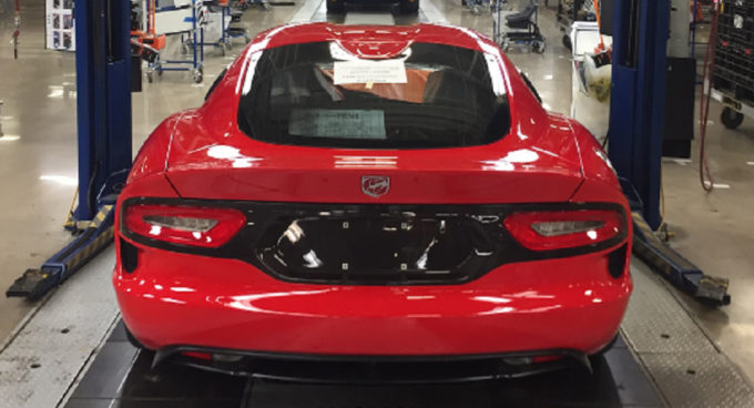 Dodge Viper: prodotto l’ultimo esemplare della supercar americana