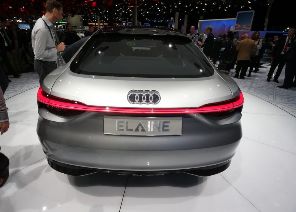 Audi Elaine Concept: FOTO LIVE dell’evoluzione dell’e-tron Sportback a Francoforte