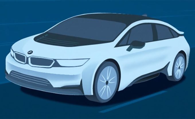 BMW i5 Concept, emerge la prima foto sul web in vista del debutto di Francoforte