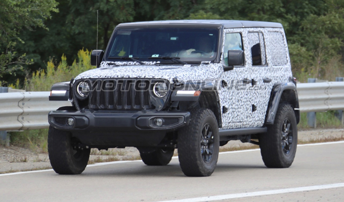 Jeep Wrangler 2018: nuove immagini dedicate allo sviluppo [VIDEO SPIA]