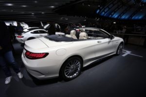 Mercedes AMG S 65 Cabrio 2018: la potenza a cielo aperto al Salone di Francoforte 2017 [FOTO LIVE]