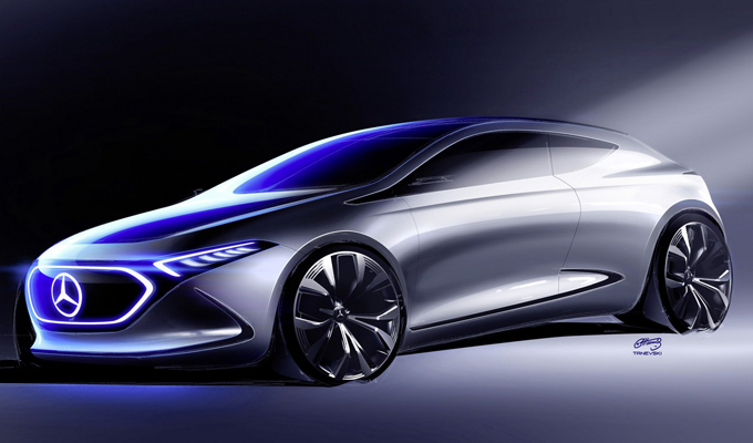 Mercedes EQ A Concept: nuovo sguardo al prototipo elettrico [TEASER]