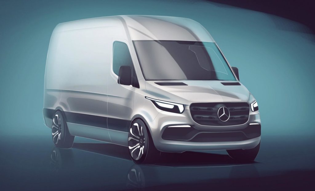 Nuovo Mercedes Sprinter: prima immagine TEASER