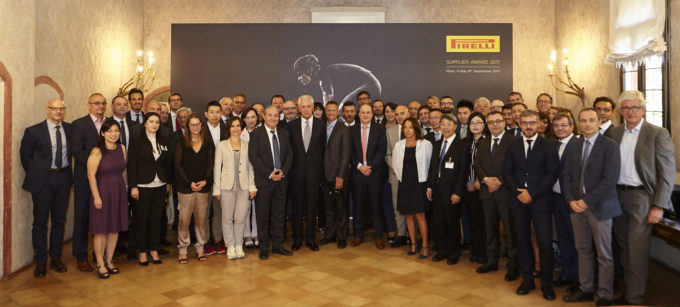 Pirelli Supplier Award 2017: la P lunga premia i fornitori eccellenti