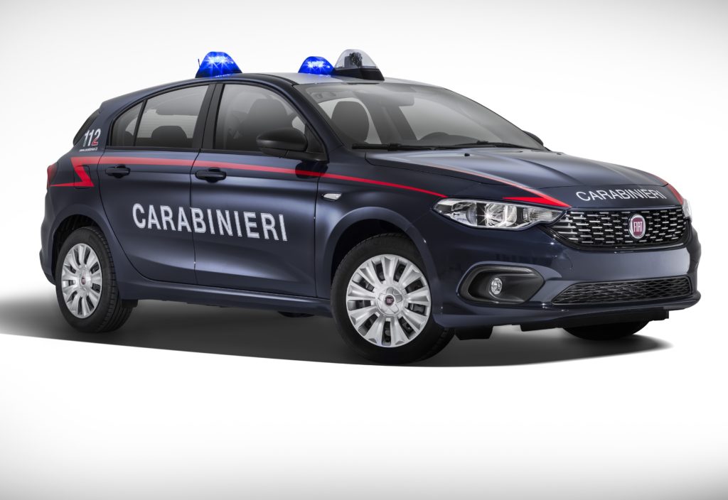 La nuova Fiat Tipo “arruolata” nell’Arma dei Carabinieri [FOTO]