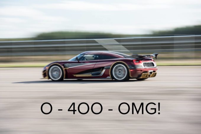 Koenigsegg Agera RS: batterà la Bugatti Chiron nello 0-400-0 km/h?