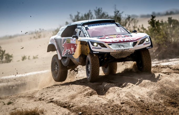 Rally del Marocco, Peugeot: primo doppio podio nella terza tappa