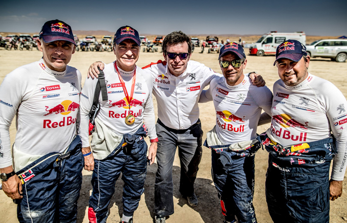 Rally del Marocco, Peugeot: secondo e decimo posto finale per Loeb e Sainz