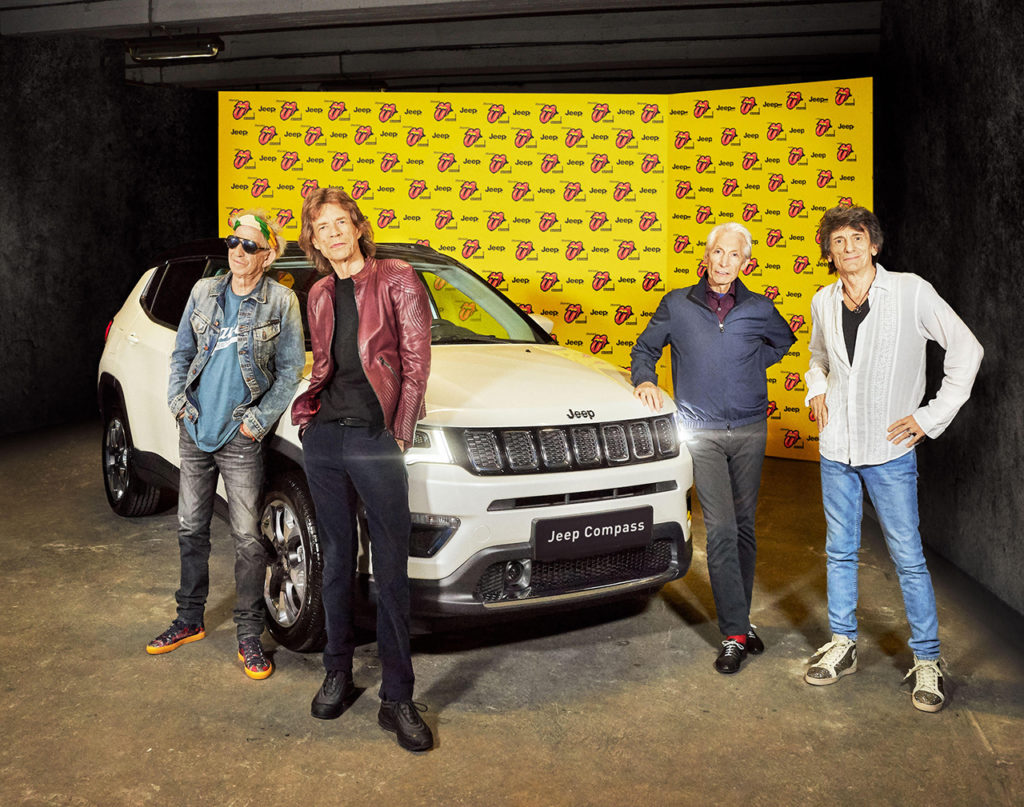 Jeep Compass chiude a Parigi il tour dei Rolling Stones