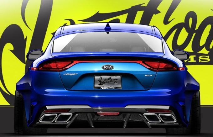 Kia Stinger GT, elaborazione estrema per il SEMA 2017 [TEASER]