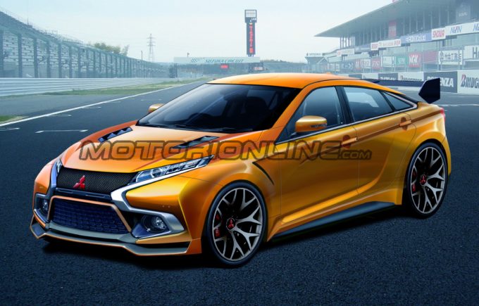 Mitsubishi Lancer EVO, proposta grafica per una nuova erede [RENDERING]