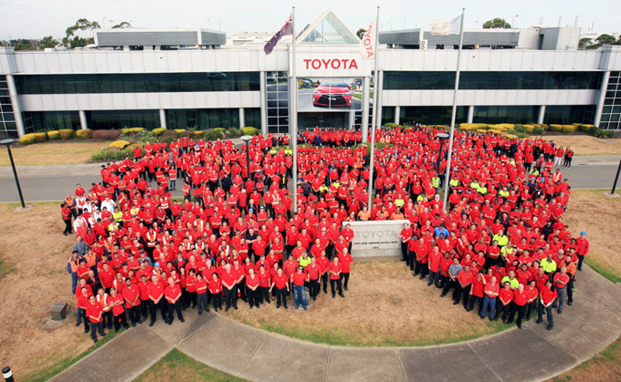 Toyota: fine della produzione in Australia