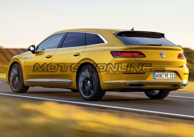 Volkswagen Arteon Shooting Brake: l’ipotesi di variante con spaziosità aggiuntiva [RENDERING]