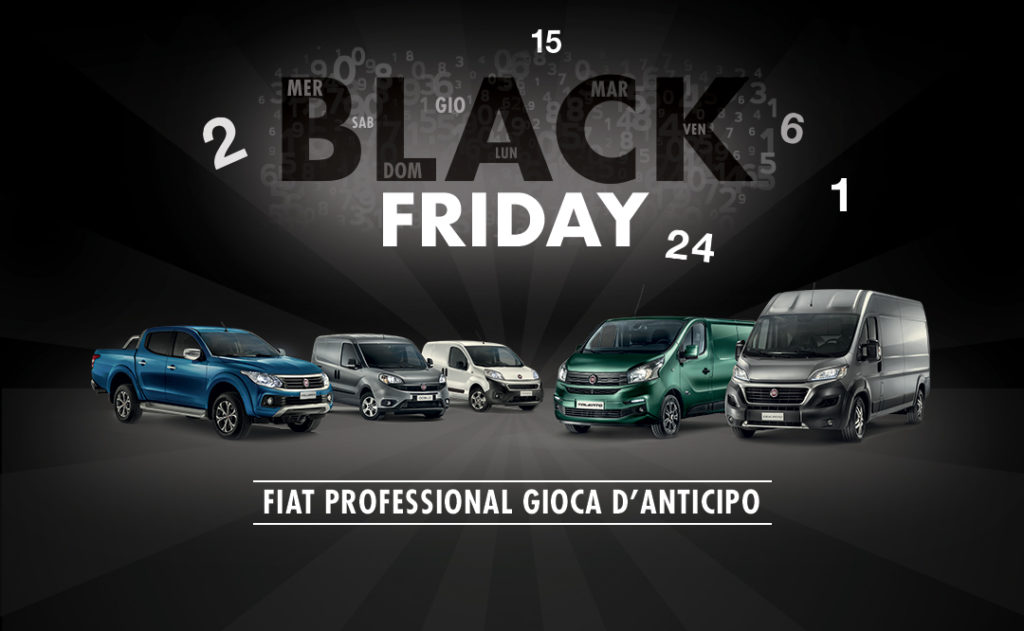 Fiat Professional celebra il Black Friday con l’estensione di garanzia in omaggio