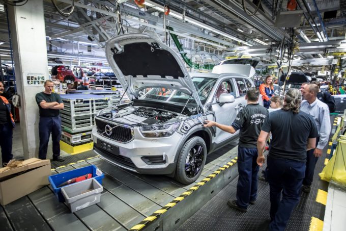 Volvo XC40: il primo esemplare è uscito dallo stabilimento di Ghent in Belgio