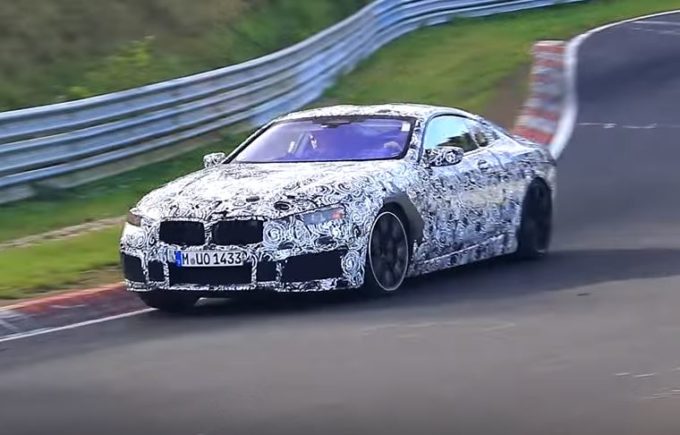 BMW 850i e M8 filmate in pista [VIDEO SPIA]