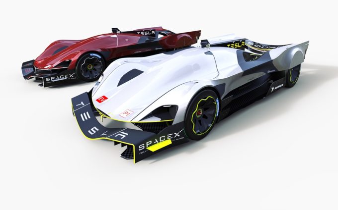 Tesla proiettata nel motorsport immaginando il prototipo ...