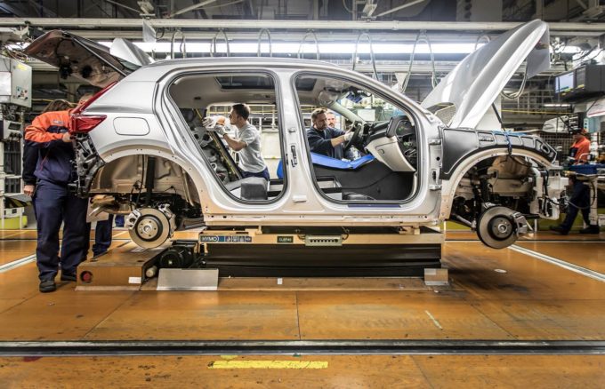 Volvo XC40 - Produzione