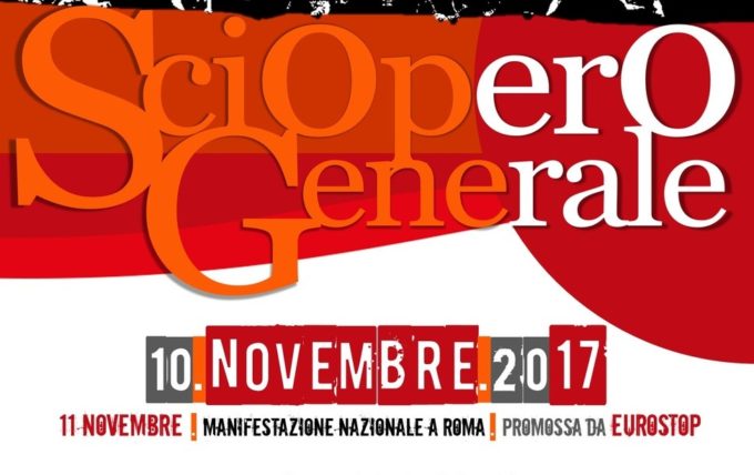 Sciopero generale dei trasporti del 10 Novembre 2017: è iniziata la protesta