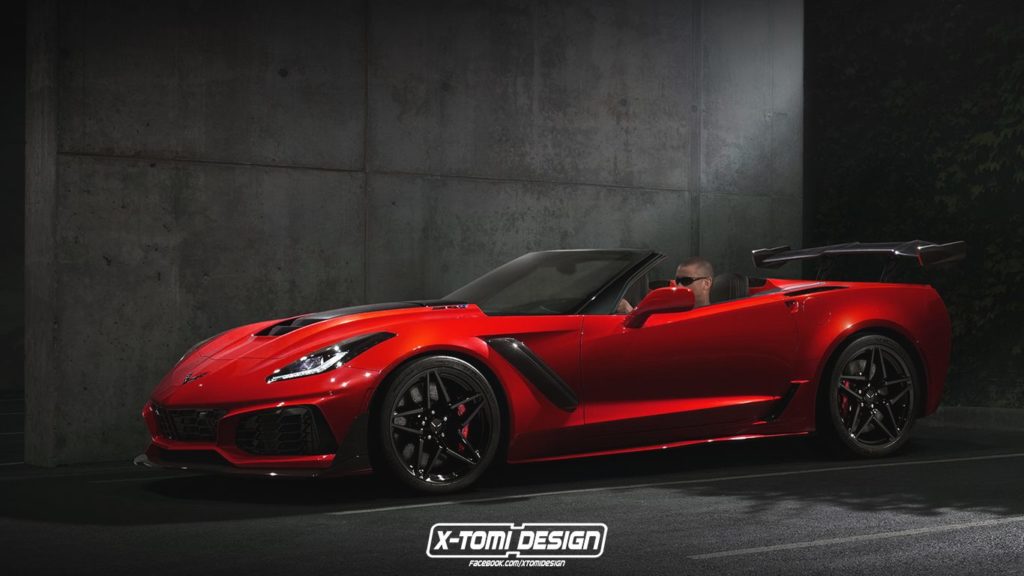 Chevrolet Corvette ZR1 Convertible: in arrivo la variante a cielo aperto? [RENDERING]