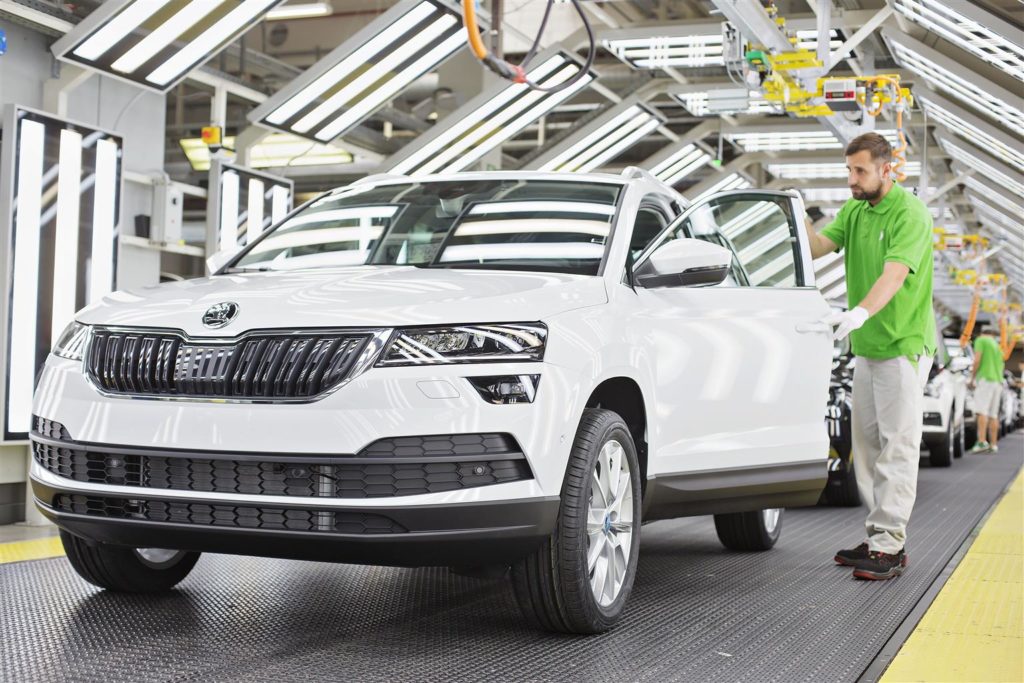 Skoda ha già prodotto 1 milione di auto nel 2017