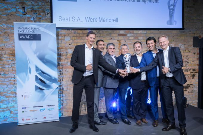 SEAT si è aggiudicata il Manufacturing Excellence Award 2017