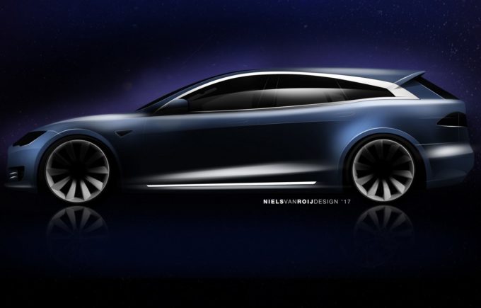 Tesla Model S Shooting Brake - Rendering