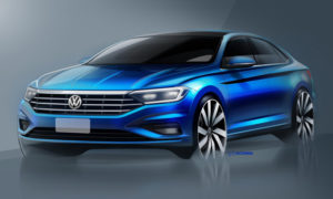 Volkswagen Jetta MY 2019: ecco il frontale della nuova generazione [TEASER]